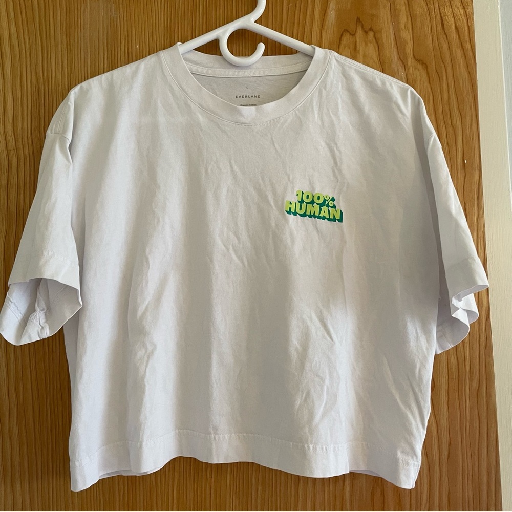 Everlane 100% Human Cropped Tee